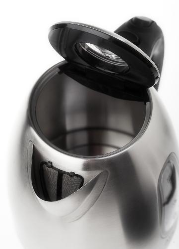 Adler AD1223 electric kettle 1.7 L 2000 W Black, Stainless steel