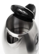 Adler AD1223 electric kettle 1.7 L 2000 W Black, Stainless steel