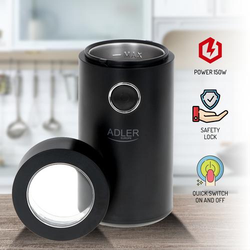 Adler AD4446BS coffee grinder 150 W Black