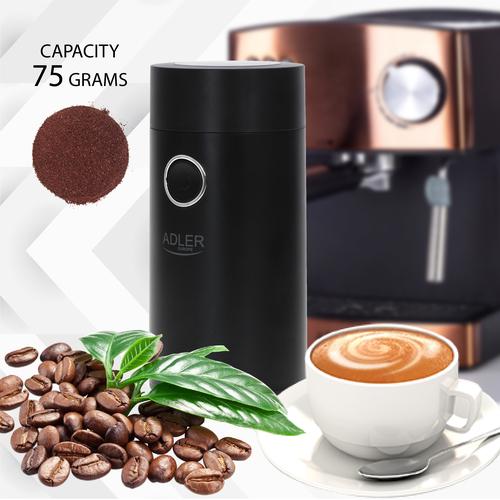 Adler AD4446BS coffee grinder 150 W Black
