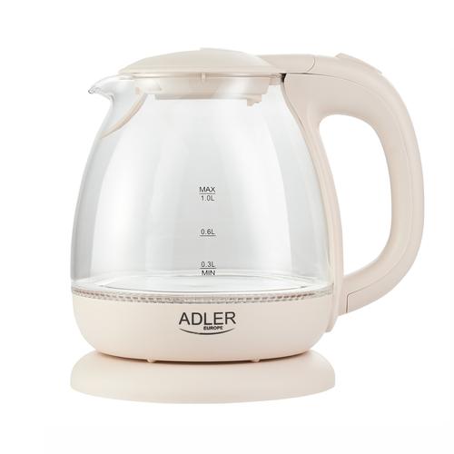 Adler AD 1283C electric kettle 1 L 900 W Cream