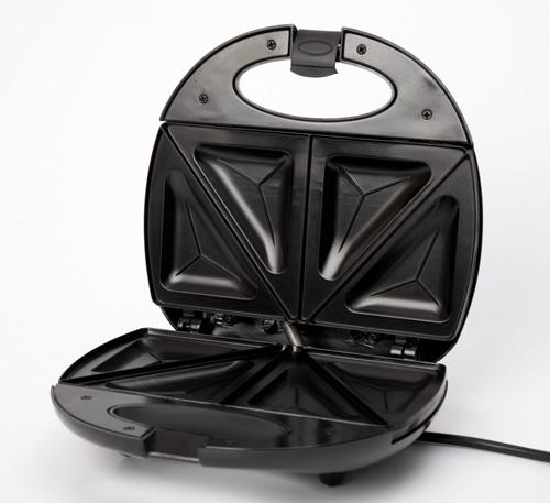 Adler AD 3015 sandwich maker 750 W Black, Silver