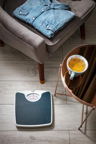 Adler AD 8151B personal scale Square Blue Mechanical personal scale