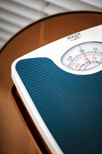 Adler AD 8151B personal scale Square Blue Mechanical personal scale