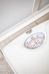 Adler AD 8151W personal scale Rectangle White Mechanical personal scale