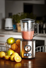 Adler AD 4078 blender Bordplade blender 1700 W Sort, Rustfrit stål, Transparent