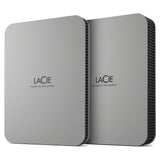 LaCie Mobile Drive (2022) ekstern harddisk 5 TB 2.5" USB Type-C 3.2 Gen 1 (3.1 Gen 1) Sølv