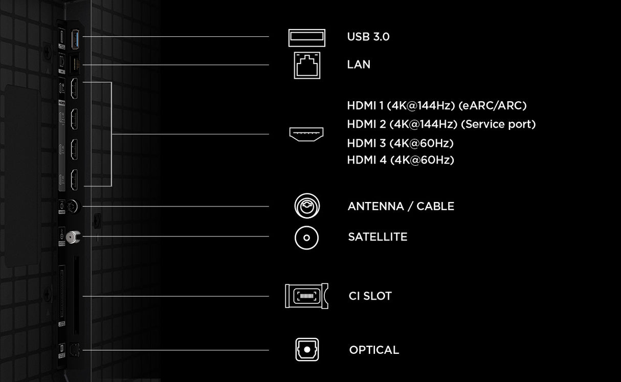 TCL 98P8L QLED Google TV