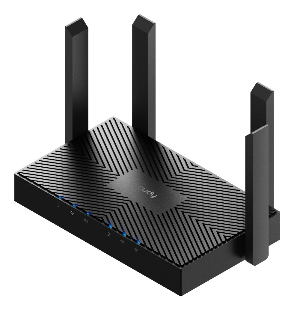 Cudy WR3000 trådløs router Gigabit Ethernet Dual-band (2,4 GHz / 5 GHz) Sort