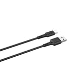 Gear Lader 12-24V 2xUSB 3.4A USB-C 2.0 Kabel 1m Sort