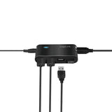 LogiLink UA0085 interface hub USB 2.0 Type-A 480 Mbit/s Sort