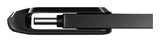 SanDisk Ultra Dual Drive USB-nøgle 128 GB USB Type-A / USB Type-C 3.2 Gen 1 (3.1 Gen 1) Sort, Sølv