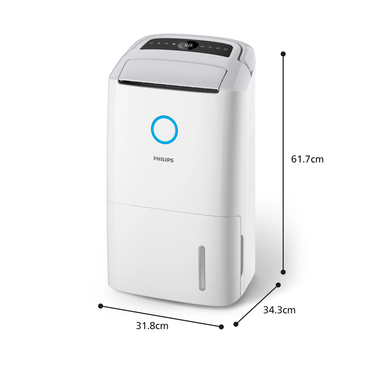 Philips 5000 series DE5305/11 affugter 4 L 54 dB Hvid
