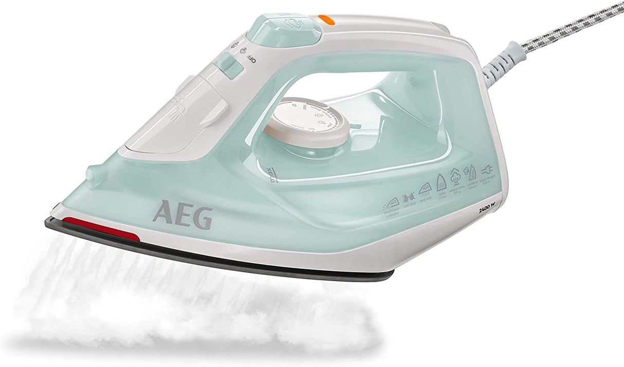 AEG Dampstrygejern 2400 W grøn/hvid