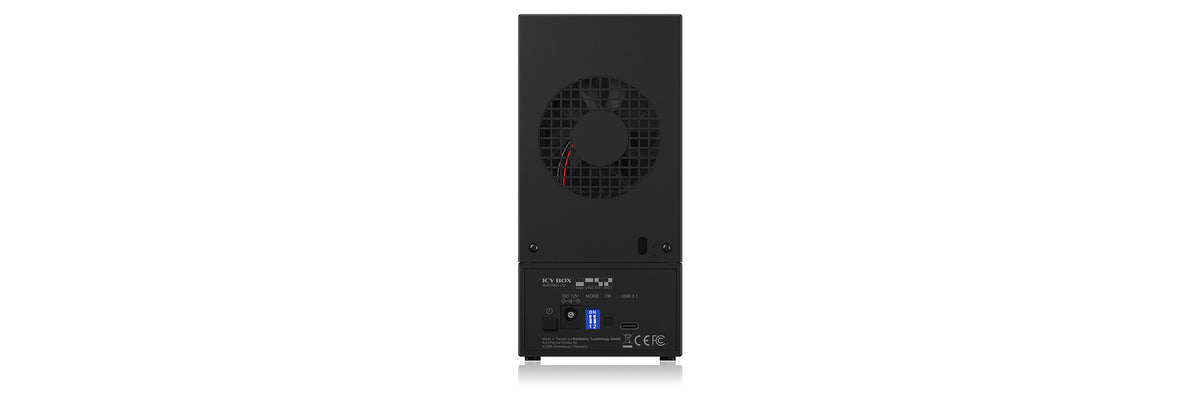 ICY BOX IB-RD3621-C31 disk array 0 TB Desktop Black