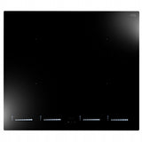 Silverline JI 8021 F kogeplade Sort Indbygget 77 cm Zone induktionskogeplade 4 zone(s)
