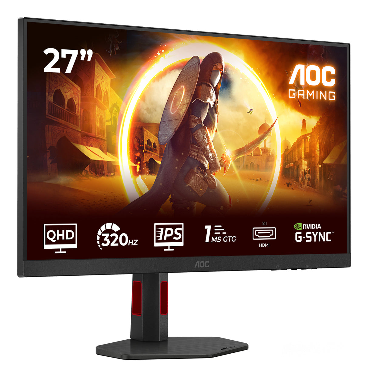 AOC Gaming Q27G4SRU 27 Fast IPS 2560 x 1440 (2K) HDMI DisplayPort 320Hz