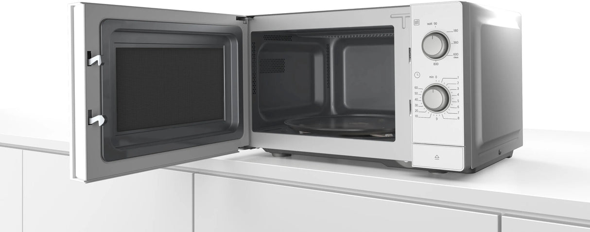 Bosch Serie 2 FL020MW0 Hvid Solo mikroovn Bordplade 20 L 800 W
