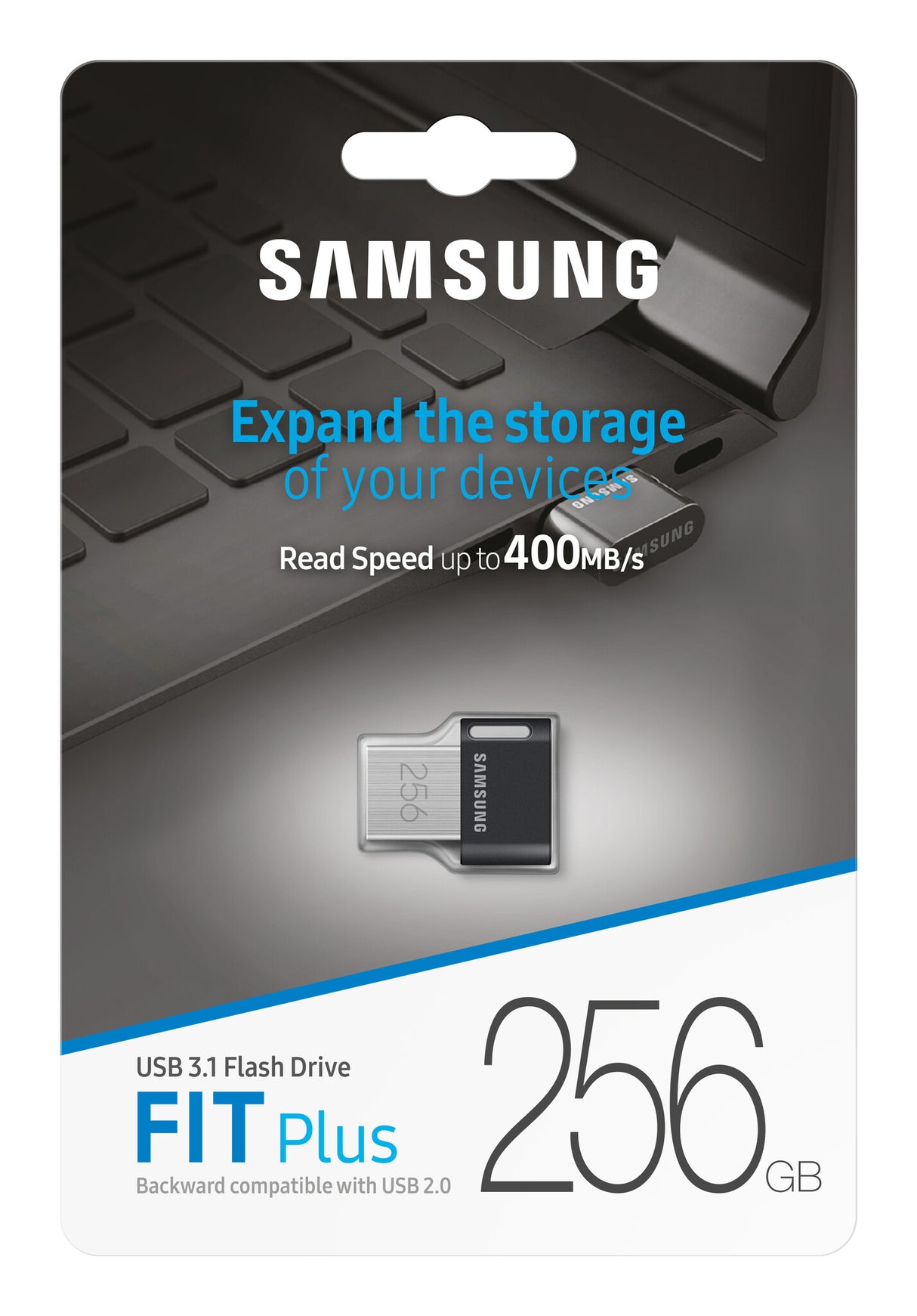Samsung MUF-256AB USB-nøgle 256 GB USB Type-A 3.2 Gen 1 (3.1 Gen 1) Grå, Sølv