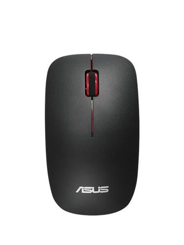 ASUS WT300 RF MOUSE/BK-RD mus Kontor Ambidextrous RF trådløst Optisk 1600 dpi