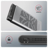 Axagon EEM2-20GD USB-C 20Gbps Dual M.2 NVMe SSD CLONE MASTER Enclosure