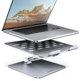 Axagon STND-LQ stand for notebooks and tablets 10"-17.3". Adjustable height and angle