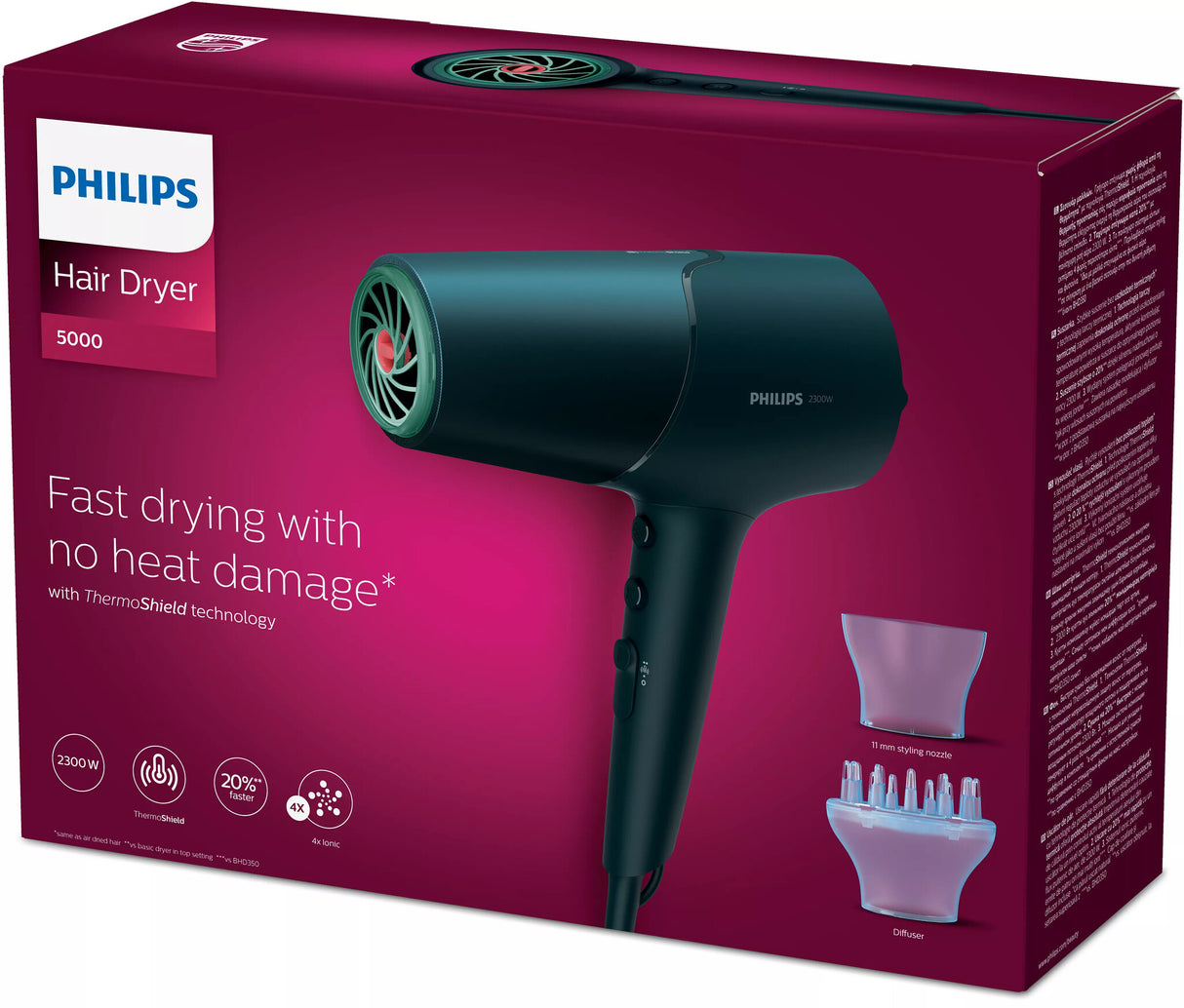 Philips 5000 series BHD512/00 Hårtørrer