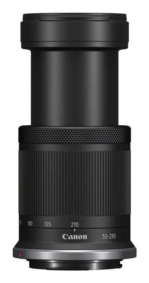 Canon RF-S 55-210 mm f5-7.1 IS STM MILC Telefoto zoomobjektiv Sort
