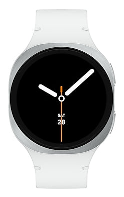 Samsung Galaxy Watch 8 3,3 cm (1.3") AMOLED 40 mm Digital 438 x 438 pixel Berøringsskærm Sølv Wi-Fi GPS (satellit)