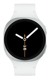 Samsung Galaxy Watch 8 3,3 cm (1.3") AMOLED 40 mm Digital 438 x 438 pixel Berøringsskærm Sølv Wi-Fi GPS (satellit)