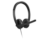 Lenovo 4XD1P83425 hovedtelefoner/headset Ledningsført Opkald/musik USB Type-A Sort