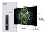 TCL C6K 75C6K TV 190,5 cm (75") 4K Ultra HD Smart TV Wi-Fi Metallic