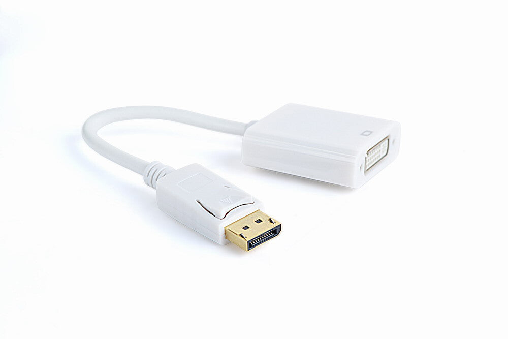 Gembird A-DPM-DVIF-002-W videokabel adapter 0,1 m DisplayPort DVI Hvid