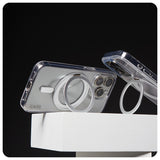 PanzerGlass CARE™ by ® Case Transparent m. Sølv Kickstand & MagSafe iPhone 16 Plus