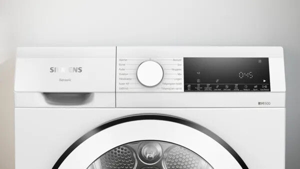 Siemens iQ500 WQ42G20LDN tørretumbler Fritstående Front-læsning 9 kg Hvid