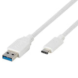 Vivanco 45273 USB-kabel USB 3.2 Gen 1 (3.1 Gen 1) 1 m USB C USB A 5 Gbit/sek. Hvid