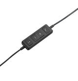 Logitech H570E Headset Ledningsført Kontor/Callcenter USB Type-A Sort