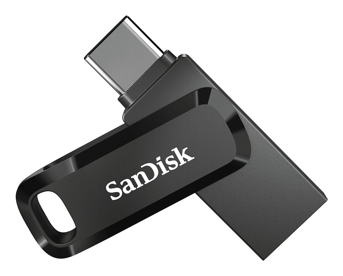 SanDisk Ultra Dual Drive Go 32GB USB 3.1 Gen 1 / USB-C USB stick Sort