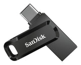 SanDisk Ultra Dual Drive Go 64GB USB 3.1 Gen 1 / USB-C USB stick Sort