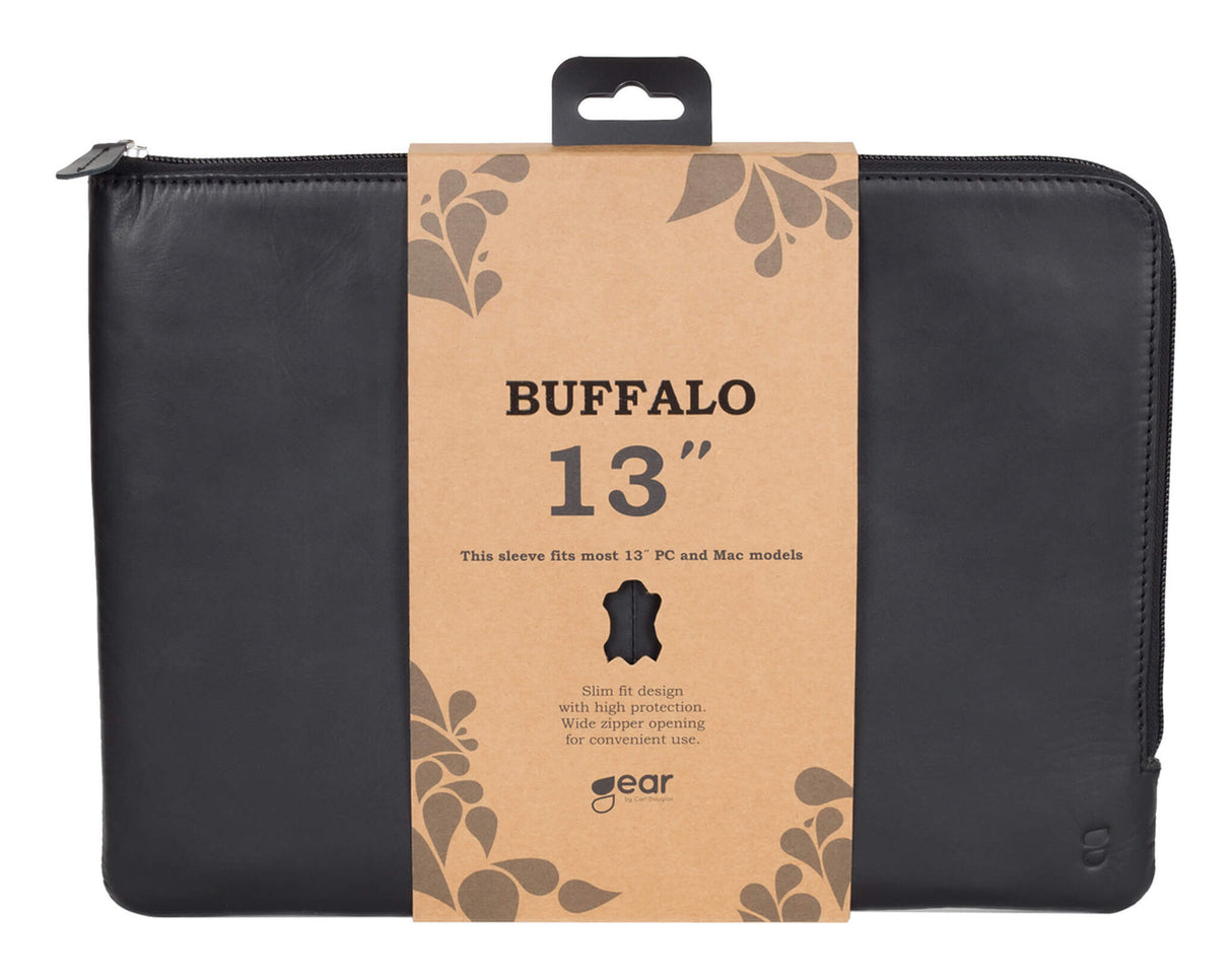 Buffalo 667533 taske og etui til laptop 33 cm (13") Folie Sort