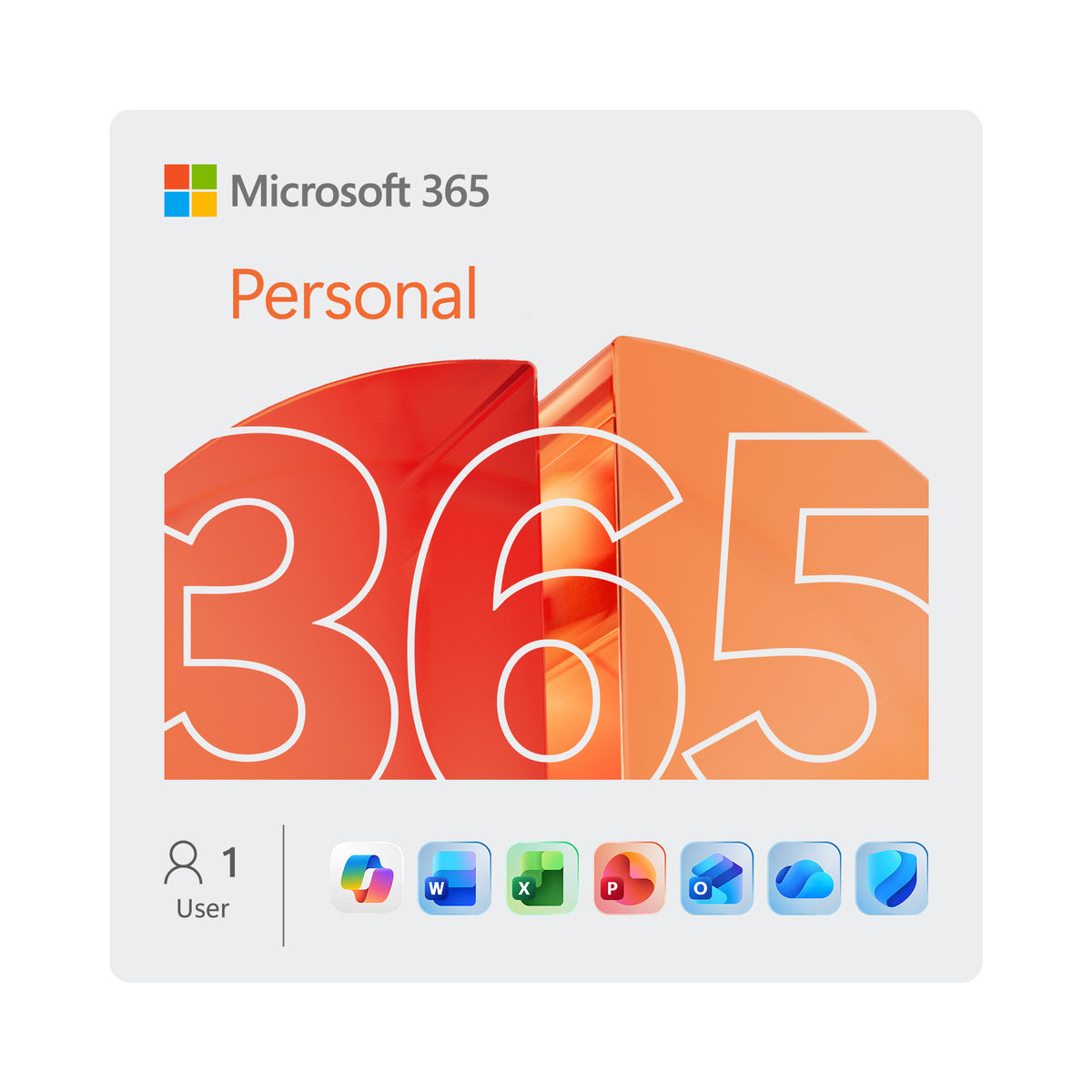 Microsoft 365 Personal Licensabonnemet 1 år 1 bruger Op til 5 enheder Android iOS Windows MacOS