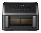 MOVA FD20 PRO Dobbelt 9 L Enkeltstående 2700 W Varmluftsteger Sort