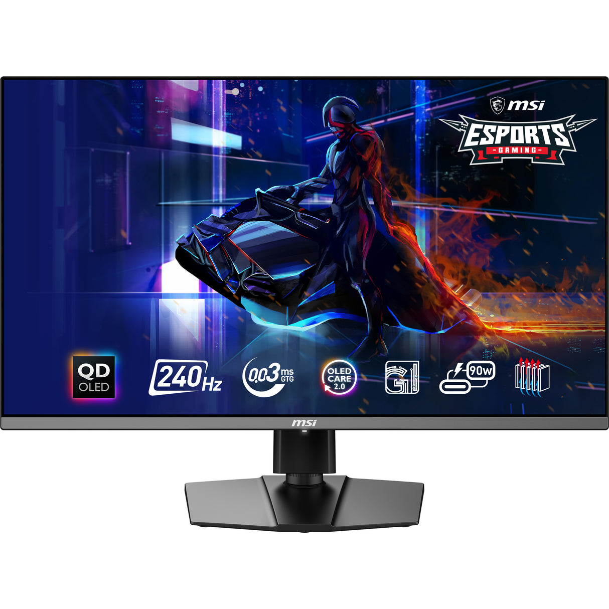 MSI MPG 321URX QD-OLED computerskærm 80 cm (31.5") 3840 x 2160 pixel 4K Ultra HD Sort