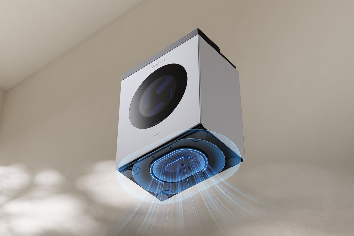 Ecovacs Winbot W3 OMNI Vinduesrenser robotstyret Sølv