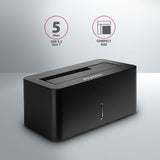 Axagon ADSA-SN drev dockingstation USB 3.2 Gen 1 (3.1 Gen 1) Type-A Sort