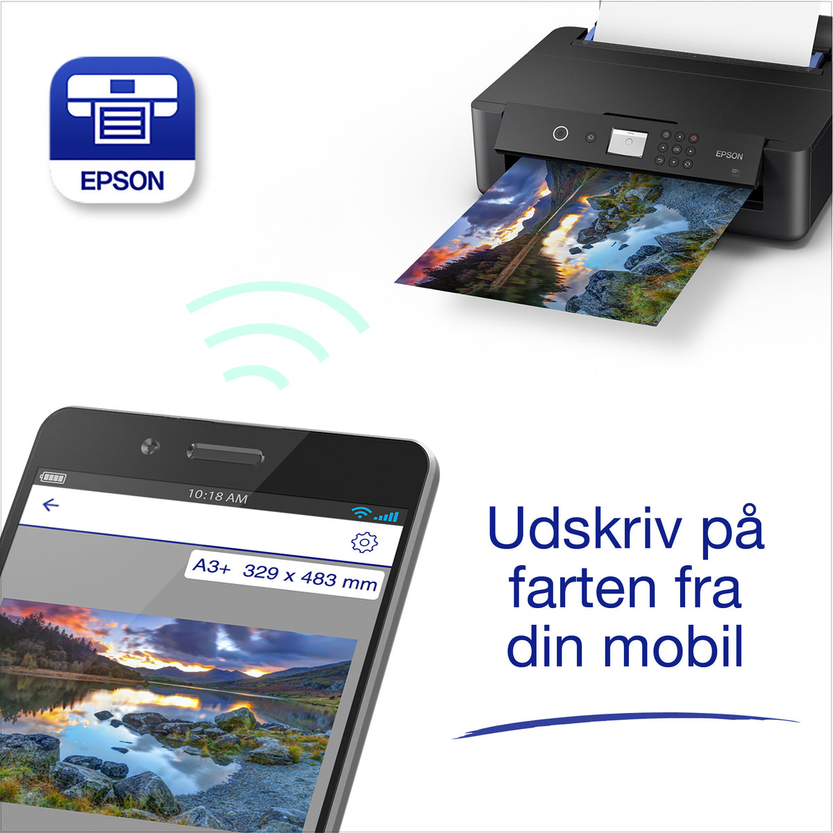 Epson Expression Photo HD XP-15000 A3+ trådløs inkjetprinter