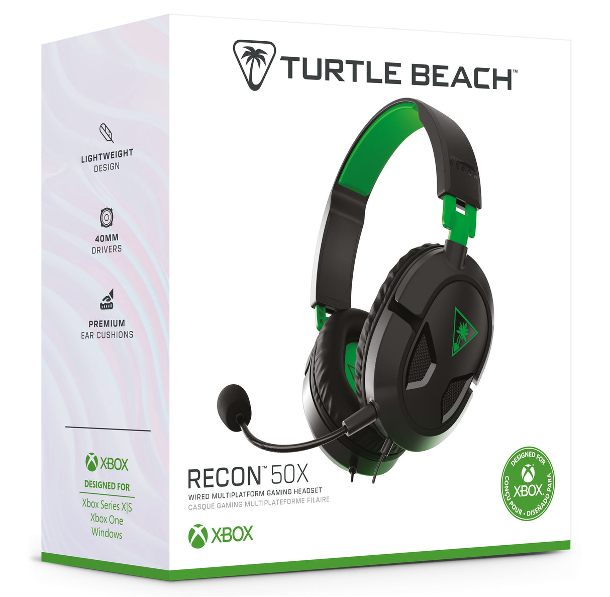 Turtle Beach Recon 50 Headset Ledningsført Spil Sort, Grøn