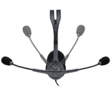 Logitech H111 Headset Ledningsført Kontor/Callcenter Sort