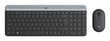 Logitech Slim Wireless Combo MK470 Sæt med mus og tastatur Trådløs Nordisk