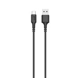 Gear Lader 12-24V 2xUSB 3.4A USB-C 2.0 Kabel 1m Sort